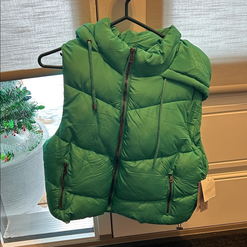 Green Puffer Vest